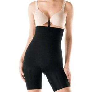 Spanx Slim Cognito High-Waisted Mid-Thigh Short Size XL Black